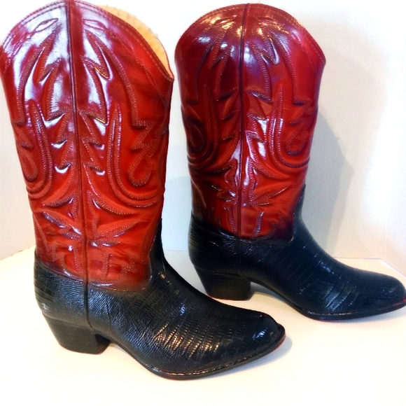ANDREW GELLER FLEECE‎ LINED BROWN COWGIRL RAIN BOOTS SIZE 5 MADE IN USA - Picture 1 of 16